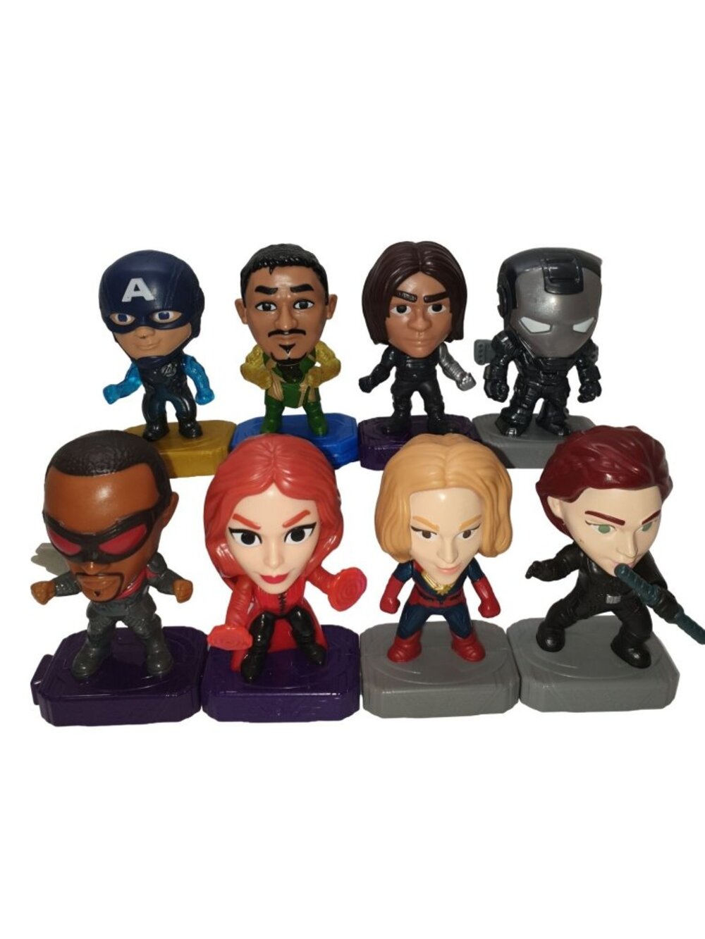 Marvel Super Hero Avengers Endgame McDonald Toys 8 Pc Bundle 2019 Lot 2